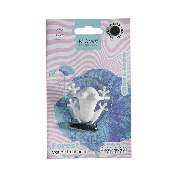 MR&MRS FRAGRANCE FROG WHITE 1 PCS - Ароматизатори<<<Автокозметика и поддръжка<<<Авто и