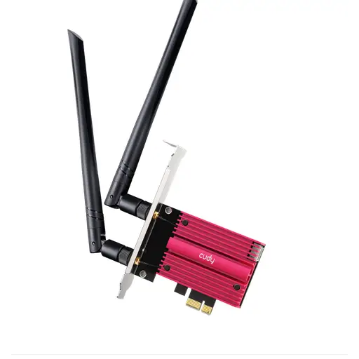 Мрежова карта Cudy WE9300 PCIe 3-бандов 5.7 Gbps 2.8 Gbps 688 Mbps WiFi 7 Bluetooth 5.4 - Мрежови карти<<<Мрежово