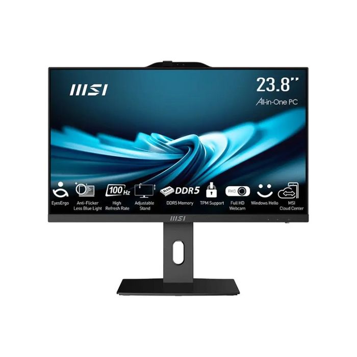 MSI AIO PRO AP242P 14M-649XEU i5-14400 23.8’’ IPS LED FHD Non-Touch Anti-Glare 16GB SSD512GB M.2 AX211 WiFi 6E NoOS