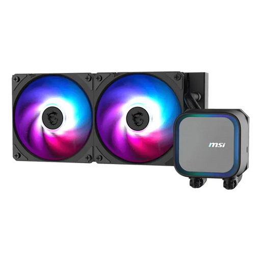 MSI MAG CORELIQUID A13 240 Motherboard Processor All-in-one liquid cooler 12 cm Black 1 pc(s) - Cooling - water cooling