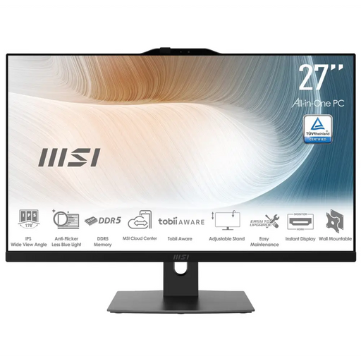 MSI Modern AM272P 1M-1261EU All-in-One PC/workstation Intel Core 5 120U 68.6 cm (27’’) 1920 x 1080 pixels 16 GB