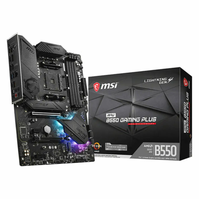 MSI MPG B550 GAMING PLUS AM4 4xDDR4 ATX HDMI DP MB - Гейминг дънни платки<<<Гейминг