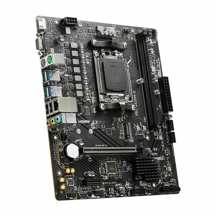 MSI PRO A620M-E AM5 2xDDR5 mATX HDMI VGA USB MB - Дънни платки AMD<<<Дънни платки<<<Компоненти<<<ALSO&&&Гейминг дънни