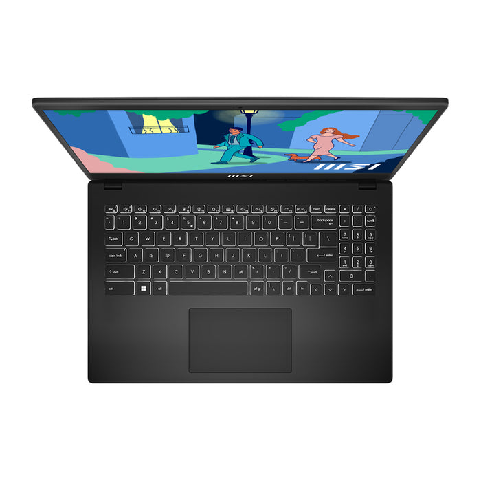 Laptop MSI MODERN 15 B7M 9S7-15HK12-456 15.6 ", AMD RYZEN 5 7430U, RAM 16 GB, SSD 512 GB, AMD RADEON GRAPHICS, WINDOWS 11, CLASSIC BLACK
