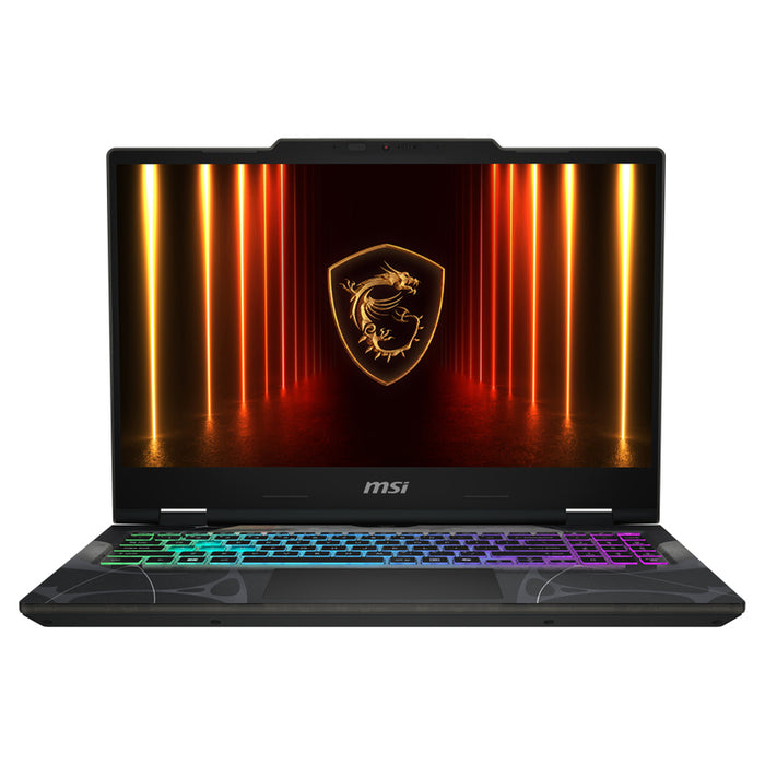 Gaming laptop MSI Cyborg 15 B2RWEKG-434XBG 9S7-15Q342-434 15.6 ", INTEL CORE 7 240H, RAM 16 GB, SSD 512 GB, NVIDIA GEFORCE RTX5050, 8 GB GDDR7, TRANSLUCENT BLACK