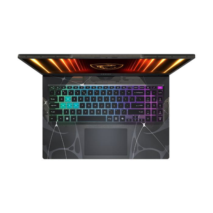 Gaming laptop MSI Cyborg 15 B2RWEKG-434XBG 9S7-15Q342-434 15.6 ", INTEL CORE 7 240H, RAM 16 GB, SSD 512 GB, NVIDIA GEFORCE RTX5050, 8 GB GDDR7, TRANSLUCENT BLACK