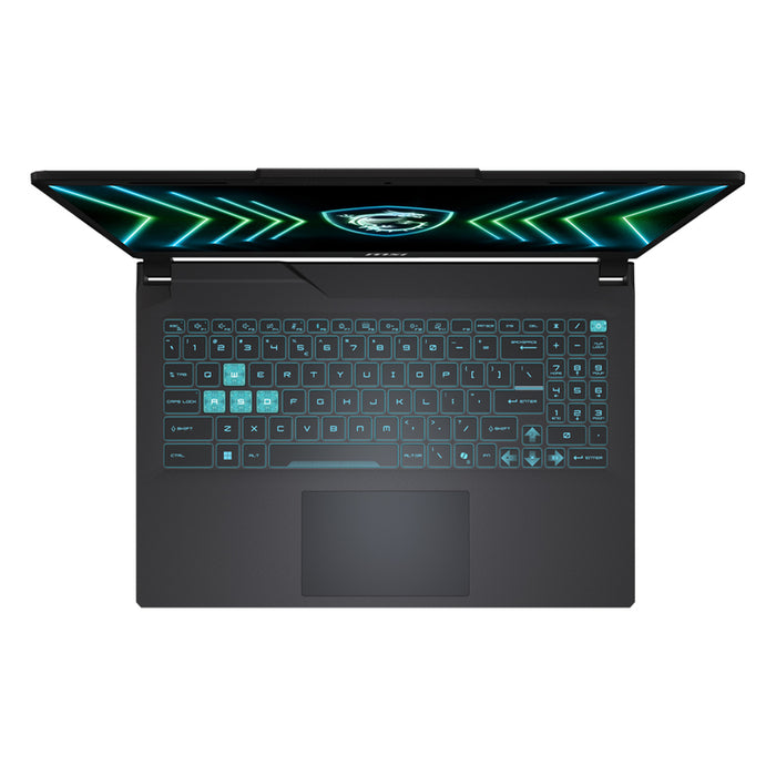 Gaming laptop MSI Cyborg 15 A13UC-2428XBG 9S7-15K112-2428 15.6 ", INTEL CORE I5-13420H, RAM 16 GB, SSD 512 GB, NVIDIA GEFORCE RTX3050, 4 GB GDDR6, BLACK