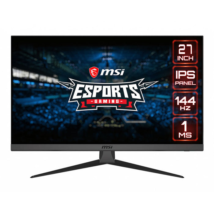 Monitor MSI OPTIX G272 0.311 mm, 178°/178°, IPS, 27.0 ", 68.6 cm, 1920x1080, 144.00 Hz, HDMI, DisplayPort, BLACK