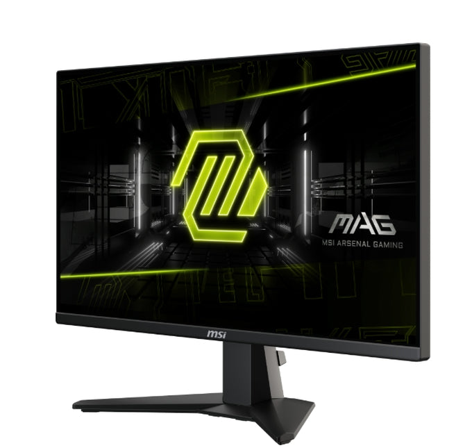 MSI MAG 255F E20, 24.5", 0.5ms, 200Hz, Rapid IPS, 1920x1080 (FHD), 16:9, AMD FreeSync Premium, 79% DCI-P3, AG, HDR Ready, 300 nits, 1000:1, DCR 100M:1, DP(1.2a), 2xHDMI 2.0b, Tilt, VESA, Black, 3.24kg