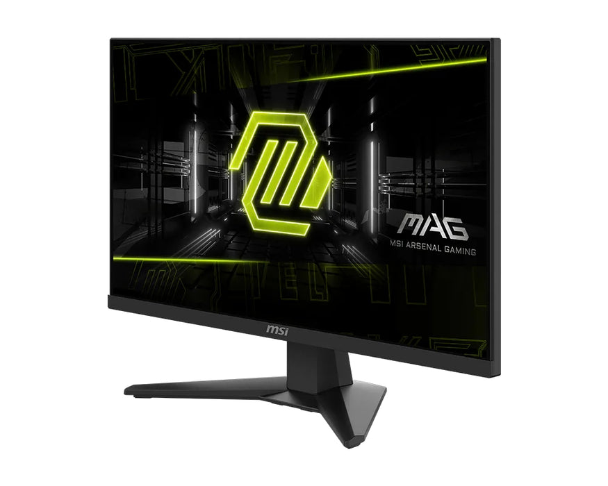 MSI MAG 244F Gaming Monitor, 23.8", 0.5ms, 200Hz Rapid IPS, 1920x1080, AMD FreeSync Premium, AI Vision, Console Mode, HDR Ready, 300nits AG, 1.07B, 1000:1, 100M:1, DP(1.2a), HDMI(2.0b), Headphone out, Tilt, VESA 100, Black, 2.9kg