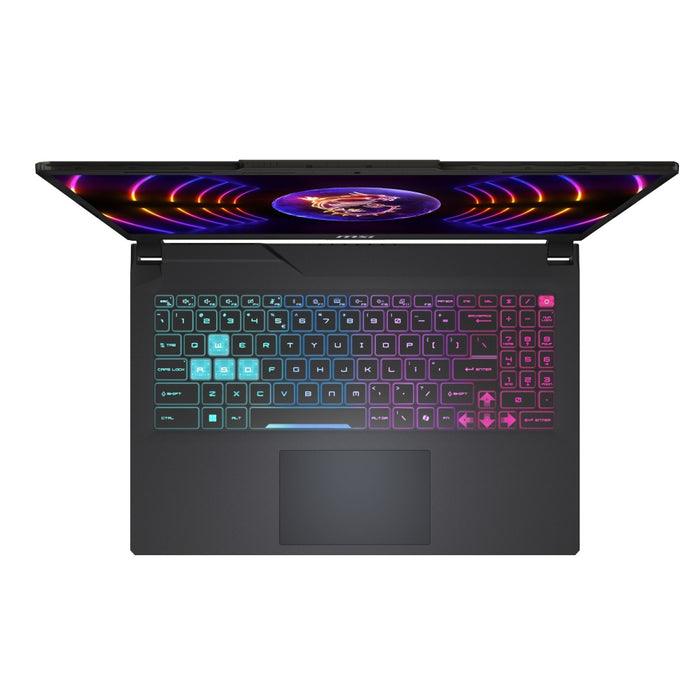 MSI Cyborg 15 A13VEK, i7-13620H (10C/16T, up to 4.90GHz, 24 MB), GeForce RTX 4050 6GB GDDR6, 15.6" FHD (1920x1080), 144Hz, IPS-Level, 16GB DDR5 5200MHz, 512GB PCIe Gen4x4 SSD, WiFi 6E, BT 5.3, 4 Zone RGB Kbd, NO OS, 53.5Whr, 1.98kg