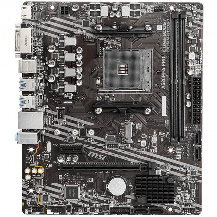 MSI A520M-A PRO AM4 2xDDR4 mATX HDMI DVI USB MB