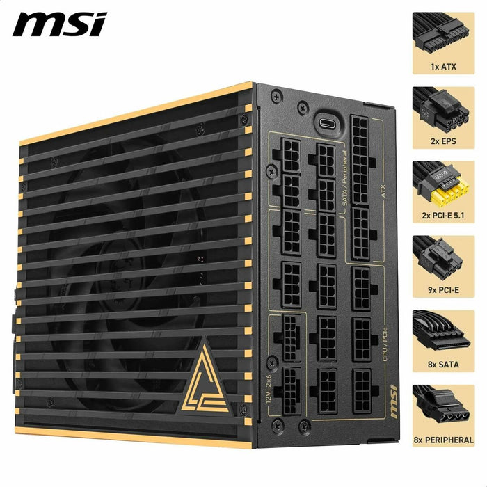 Power supply MSI 306-7ZPEX11-CE0 1600 W ATX 80 PLUS Titanium