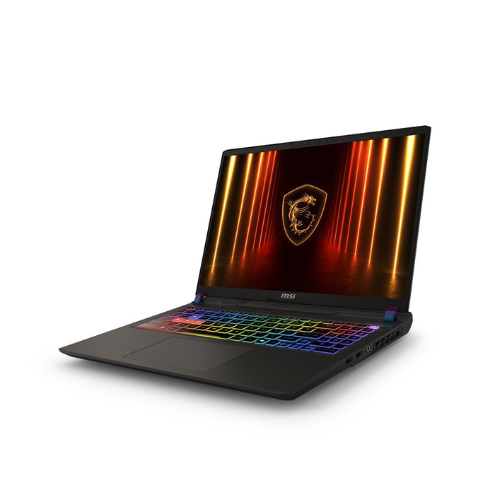 MSI Vector 16 HX AI A2XWHG-256PL Intel Core Ultra 7 255HX Laptop 40.6 cm (16") Quad HD+ 16 GB DDR5-SDRAM 1 TB SSD NVIDIA GeForce RTX 5070 Ti Wi-Fi 6E (802.11ax) Windows 11 Home Grey