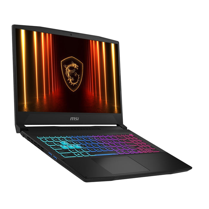 MSI Katana 15 HX B14WFK-605XPL Intel® Core™ i7 i7-14650HX Laptop 39.6 cm (15.6") Full HD 16 GB DDR5-SDRAM 512 GB SSD NVIDIA GeForce RTX 5060 Wi-Fi 6E (802.11ax) NoOS Black