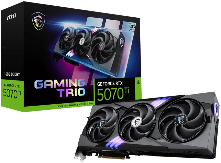 Graphics card MSI 912-V531-286 nvidia geforce rtx 5070 ti 16 GB GDDR6X GDDR7