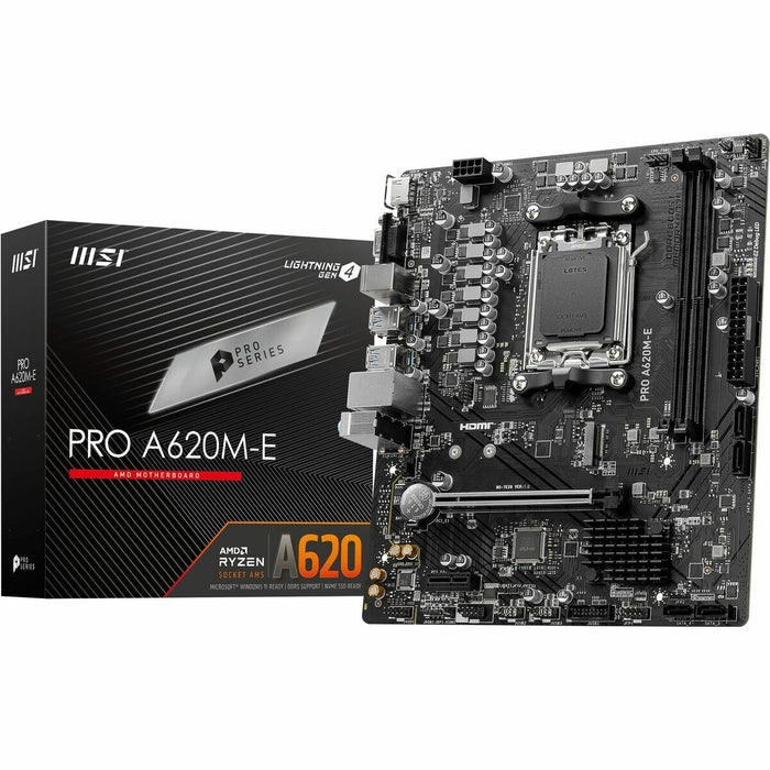 MSI PRO A620M-E AM5 2xDDR5 mATX HDMI VGA USB MB