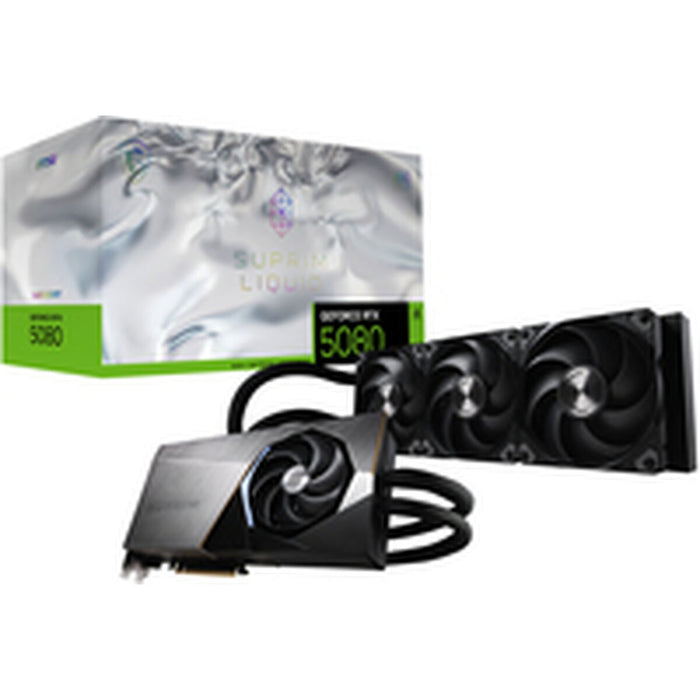 Graphics card MSI RTX 5080 16G SUPRIM LIQUID SOC GEFORCE RTX 5080 16 GB GDDR7