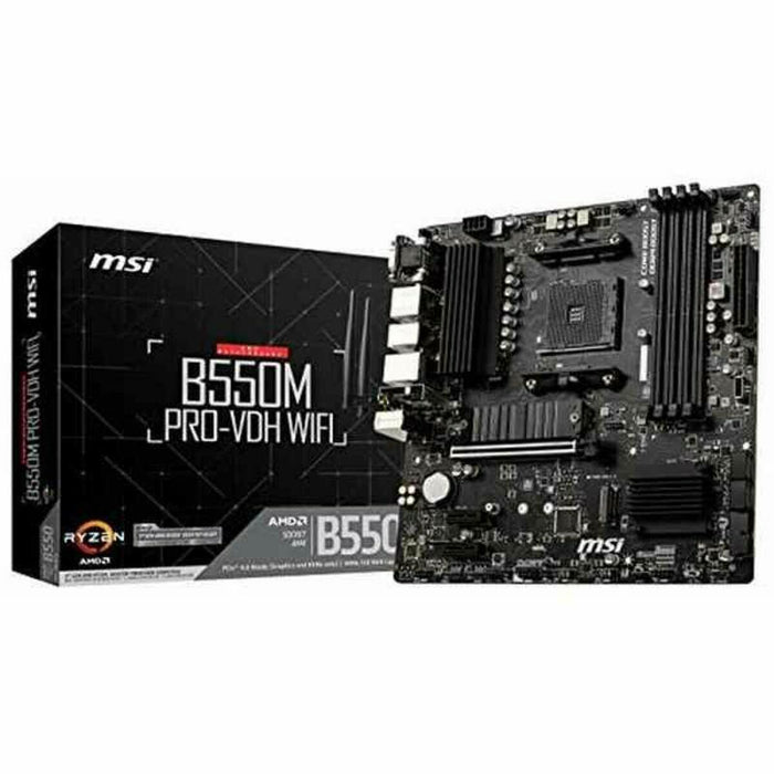 MSI B550M PRO-VDH WIFI 4xDDR4 ATX HDMI DP VGA USB MB