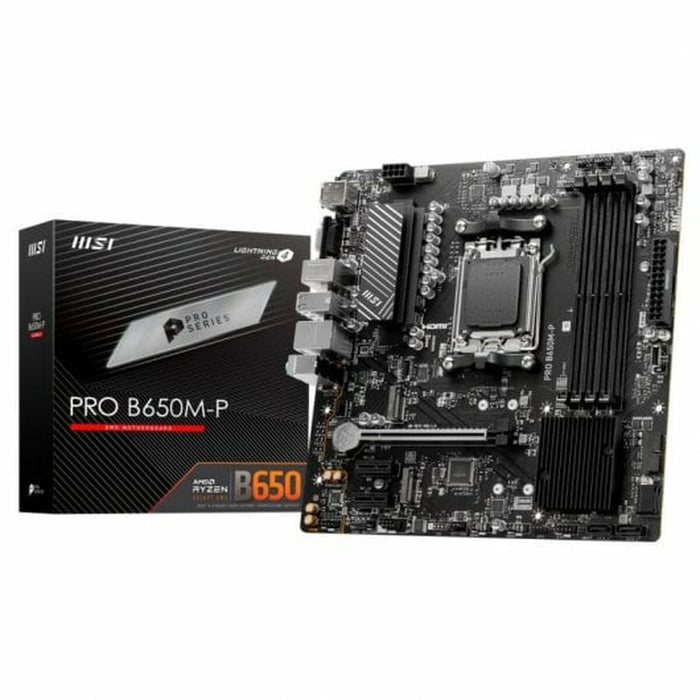 Motherboard MSI PRO B650M-P AMD AM5 AMD AMD B650