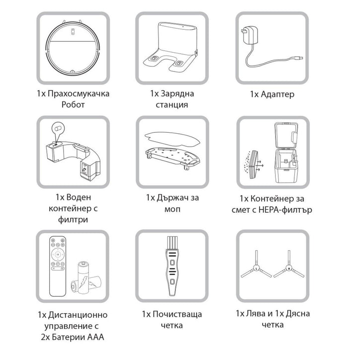 ROBOT VACUUM CLEANER MUHLER BOBBY 1 WHITE