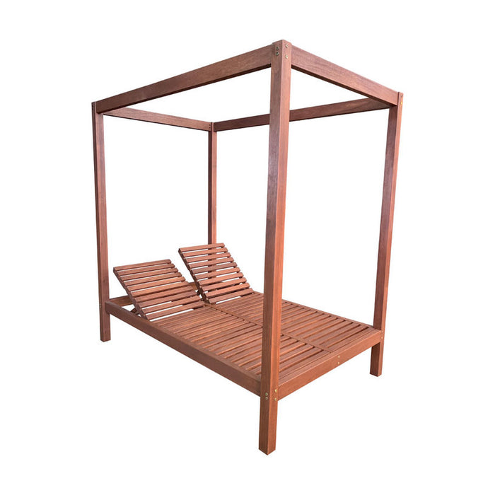 GARDEN CHAIR CHAIR COUPLE WITH ARROW MERANTI 210X134X212 MUHLER