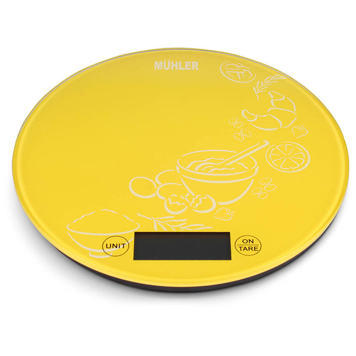 KITCHEN SCALE MUHLER KSC-2026R YELLOW