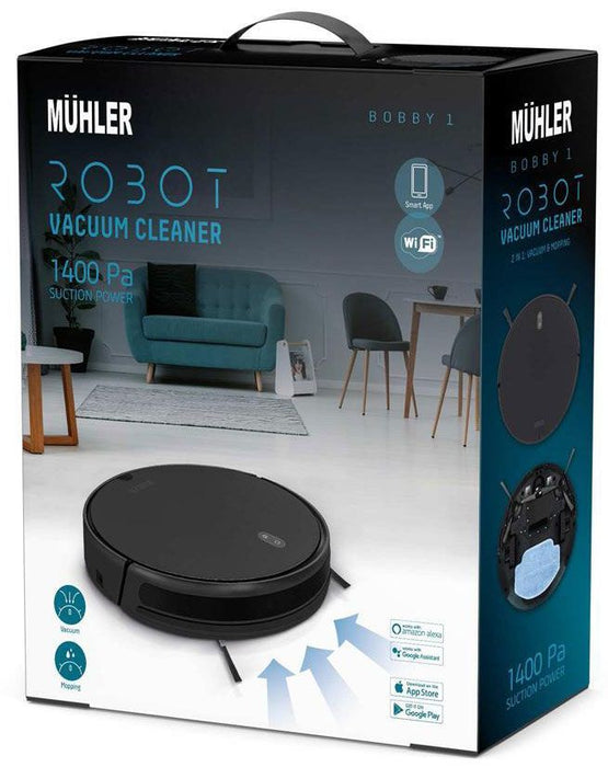 ROBOT VACUUM CLEANER MUHLER BOBBY 1 BLACK