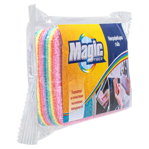 MULTI-LAYER MICROFIBER SPONGE RAINBOW DOLY MAGIC FIBER - Продукти за почистване<<<Домашни потреби<<<Кухня<<<Praktiker