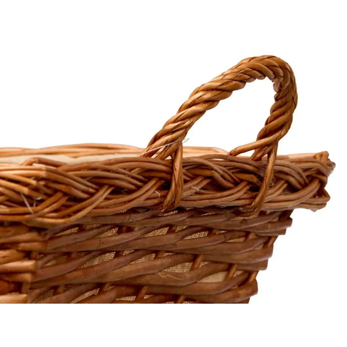 Multi-purpose basket Kipit Polyester wicker Cloth 50 % cotton 63 x 16 x 41 cm - Баня<<<Дом Градина<<<BigBuy&&&Аксесоари
