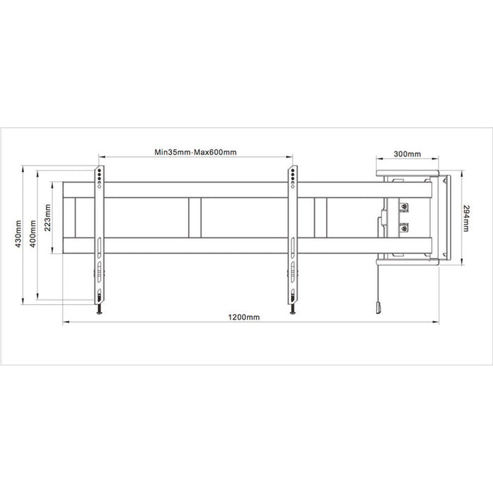 TV stand MULTIBRACKETS MB2647