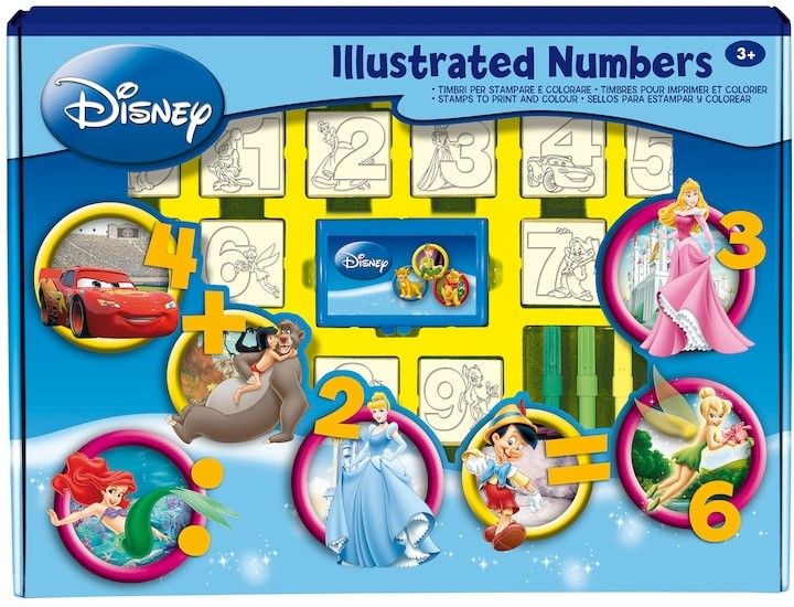 Stamps Multiprint Illustrated Numbers