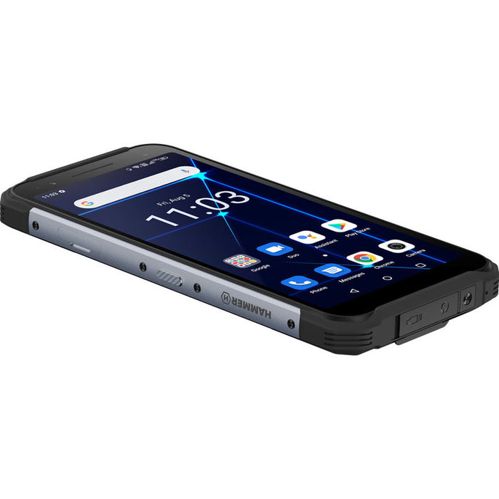 Smartphone GSM MYPHONE HAMMER CONSTRUCTION SILVER 6.00 ", 128 GB, RAM 6 GB, 16+8+0.1 MP