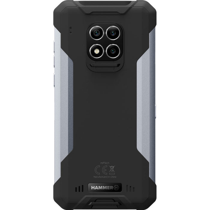 Smartphone GSM MYPHONE HAMMER CONSTRUCTION SILVER 6.00 ", 128 GB, RAM 6 GB, 16+8+0.1 MP