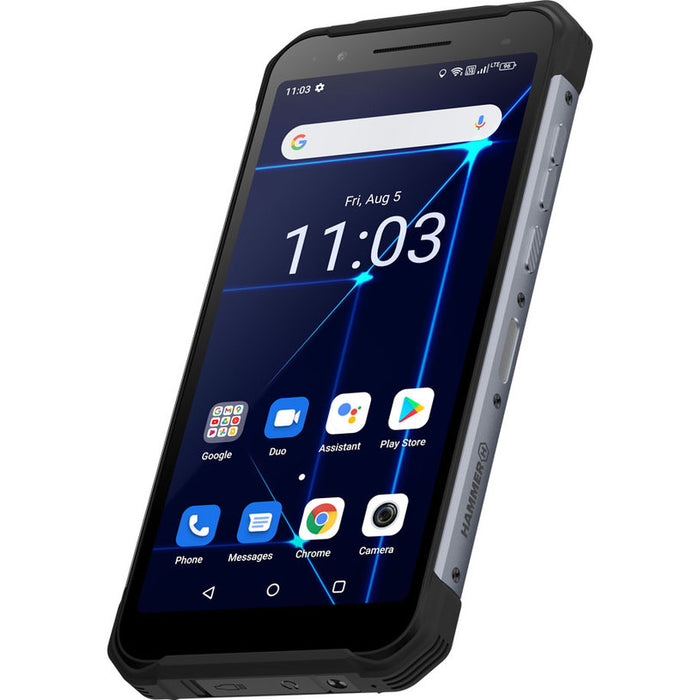 Smartphone GSM MYPHONE HAMMER CONSTRUCTION SILVER 6.00 ", 128 GB, RAM 6 GB, 16+8+0.1 MP