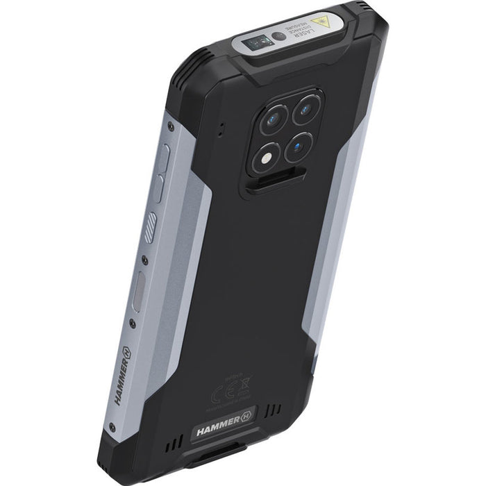 Smartphone GSM MYPHONE HAMMER CONSTRUCTION SILVER 6.00 ", 128 GB, RAM 6 GB, 16+8+0.1 MP