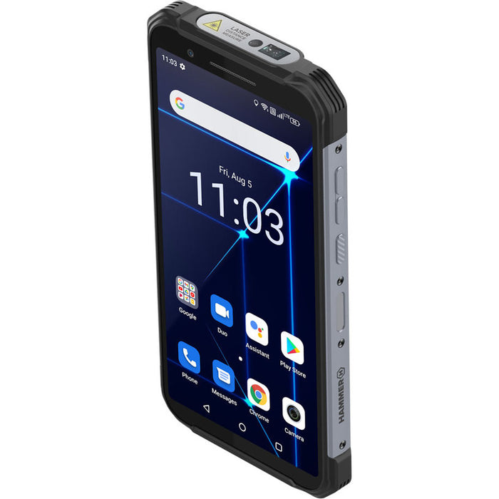 Smartphone GSM MYPHONE HAMMER CONSTRUCTION SILVER 6.00 ", 128 GB, RAM 6 GB, 16+8+0.1 MP