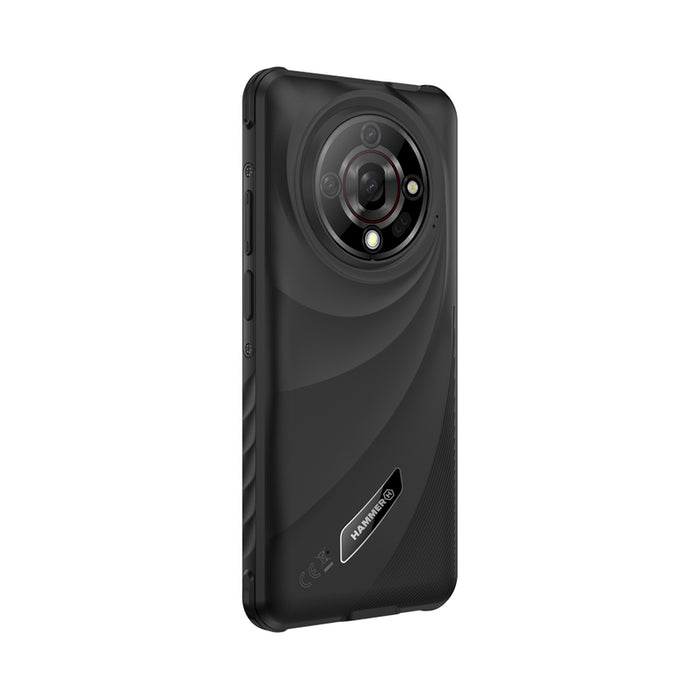 Smartphone GSM MYPHONE HAMMER IRON 6 5G 128/6 BLACK NIGHT VISION CAMERA 6.56 ", 128 GB, RAM 6 GB, 24+2 MP, 5G