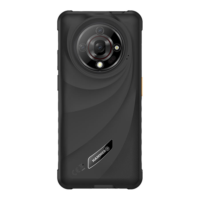 Smartphone GSM MYPHONE HAMMER IRON 6 5G 128/6 BLACK NIGHT VISION CAMERA 6.56 ", 128 GB, RAM 6 GB, 24+2 MP, 5G