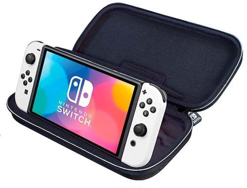 Nacon Bigben Nintendo Switch Deluxe Travel Gaming Console Bag, White - NNS40W