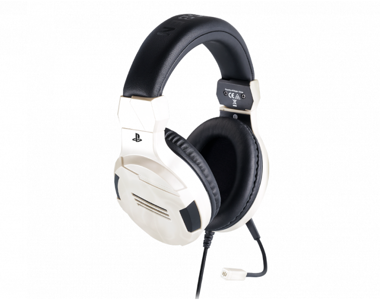 Gaming headphones Nacon Bigben PS4 Official Headset V3 White, Microphone, White