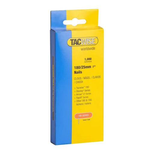 NAILS FOR TAKER 25 MM TACWISE 1000 PCS - Скоби и пирони за такери<<<Консумативи за електроинструменти<<<Инструменти и