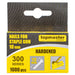 NAILS FOR TAKER TYPE 300 10 MM TOPMASTER 1000 PCS - Скоби и пирони за такери<<<Консумативи за