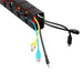 Nano RS desk cable organizer / cable grille 1345mm black and red RS125 - Cable coversTVA-MAS<<<TV