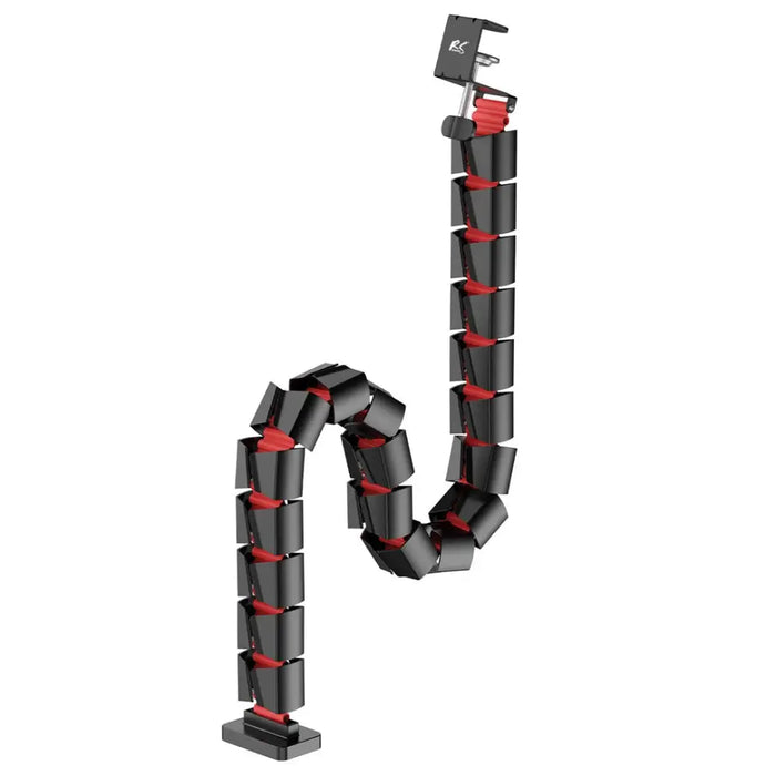 Nano RS desk cable organizer / cable grille 1345mm black and red RS125 - Cable coversTVA-MAS<<<TV