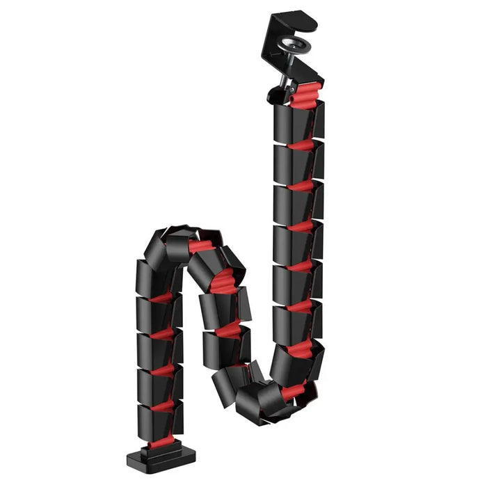 Nano RS desk cable organizer / cable grille 1345mm black and red RS125 - Cable coversTVA-MAS<<<TV