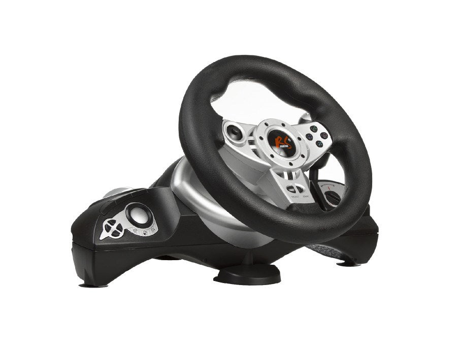 NanoRS RS700 Gaming Controller Black, Silver USB Steering wheel Analogue / Digital Android, PC, PlayStation 4, Playstation 3, Xbox One.