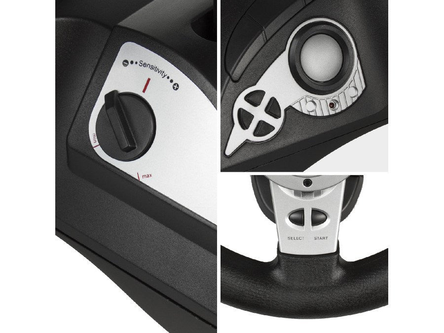 NanoRS RS700 Gaming Controller Black, Silver USB Steering wheel Analogue / Digital Android, PC, PlayStation 4, Playstation 3, Xbox One.