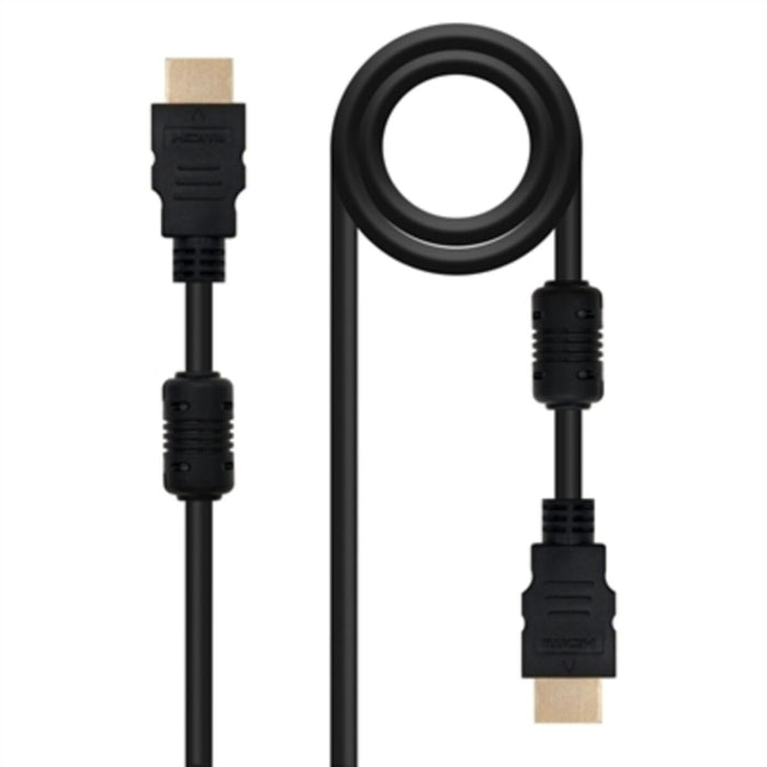 HDMI Cable NANOCABLE 10.15.1810 Black 10 m