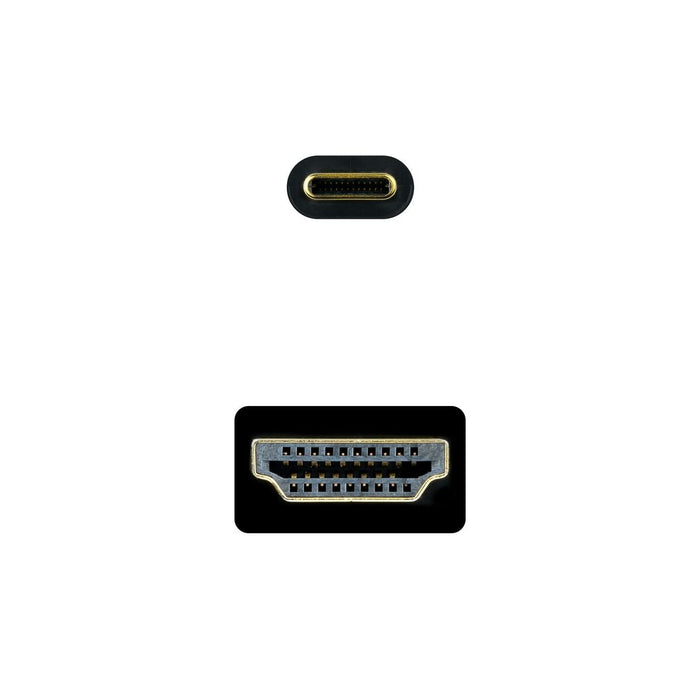 USB-C to HDMI Cable NANOCABLE 10.15.5102 1,8 m Black